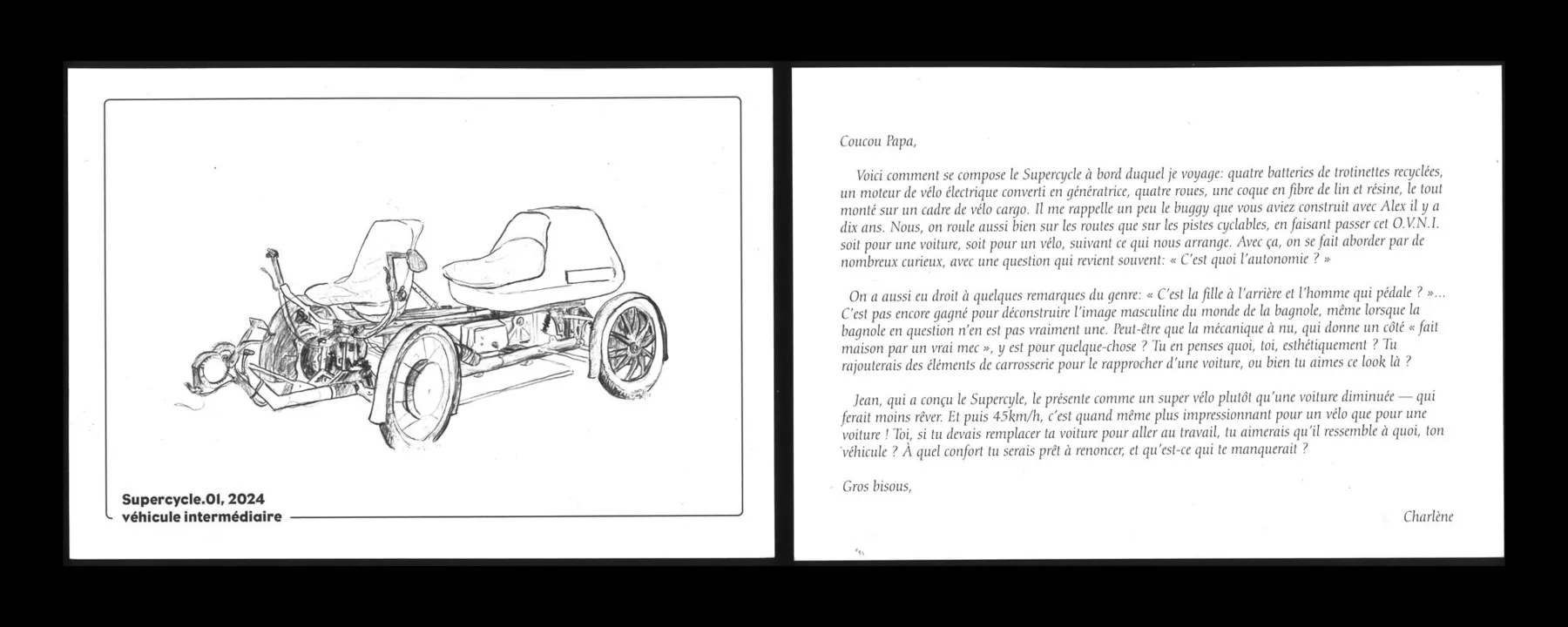 Retour vers le Futur — dessin et texte 1