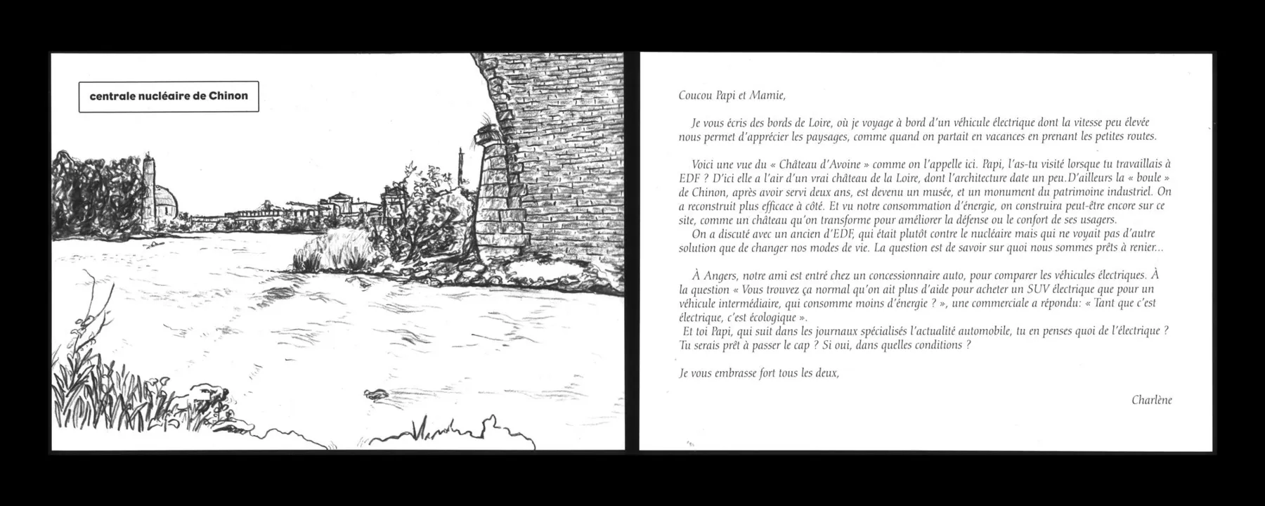 Retour vers le Futur — dessin et texte 2