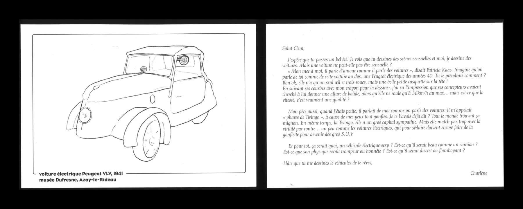 Retour vers le Futur — dessin et texte 4